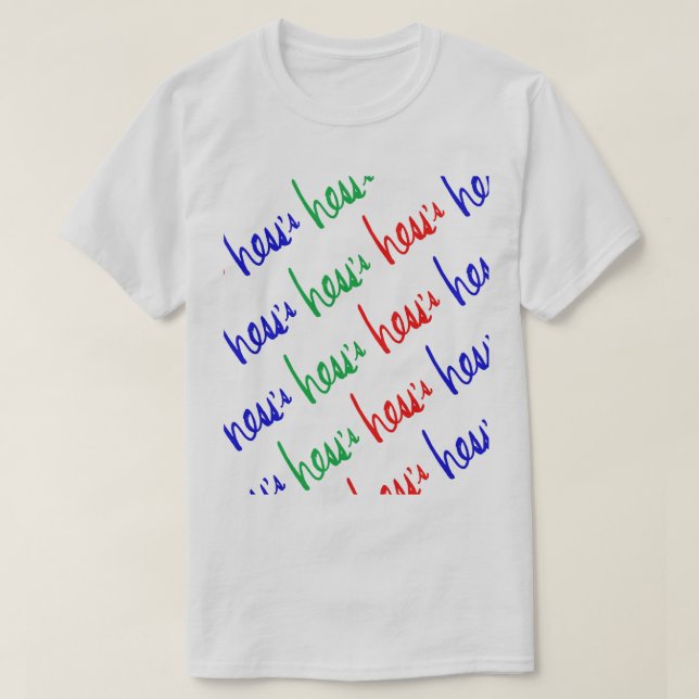 T-shirt Hess (Design devant)