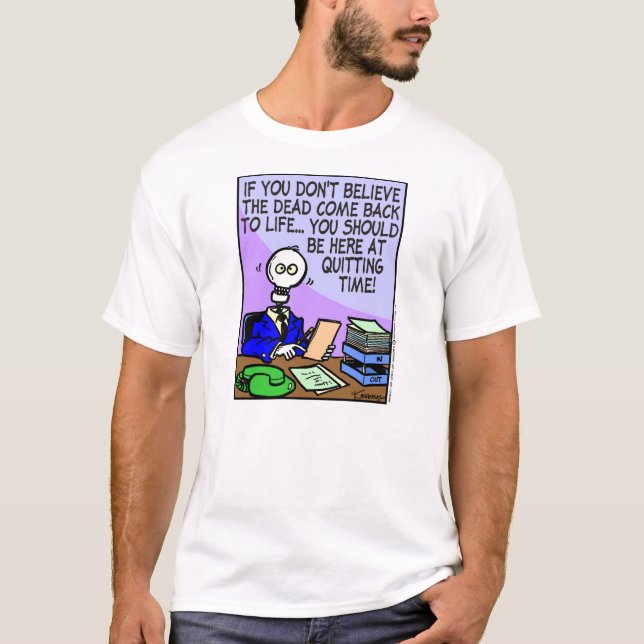 T-shirt Heure de cessation (Devant)