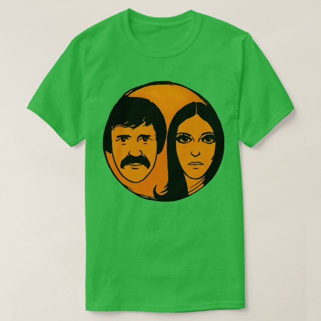 T-shirt Heure De Comédie Sonny Et Cher (Design devant)