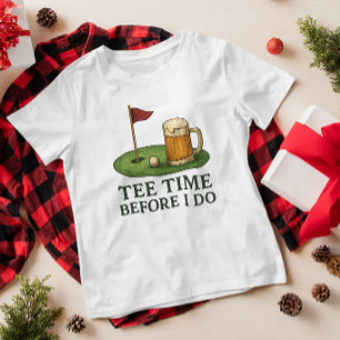 T-shirt Heure de départ de golf avant que je fasse l'enter