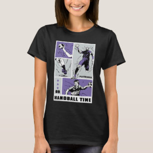 T-shirt Heure de handball Joueur Collage 2
