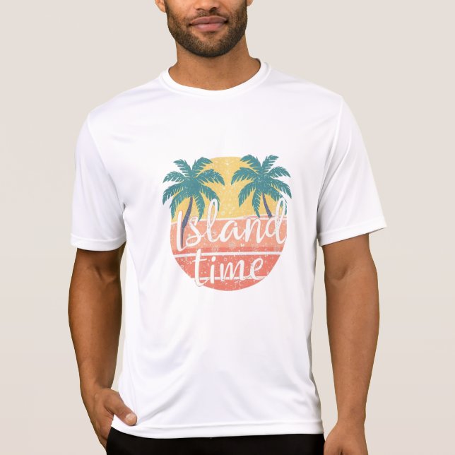 T-shirt Heure de l'île (Devant)