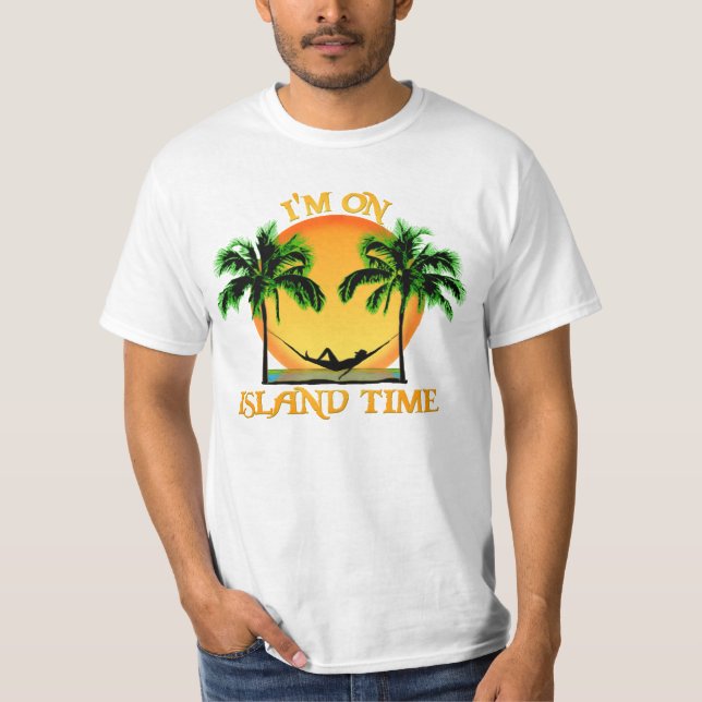 T-shirt Heure de l'île (Devant)
