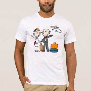 T-shirt Heure De Lune De Miel Pour L'Épouse Et La Chemise 