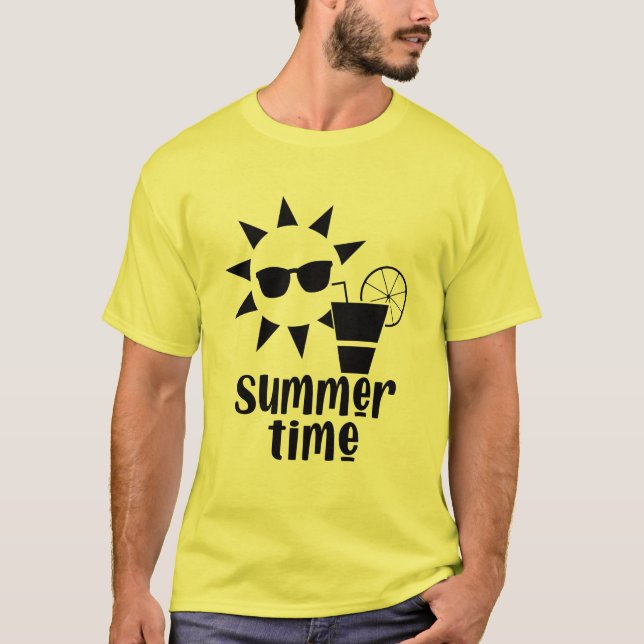 T-shirt heure d'été (Devant)