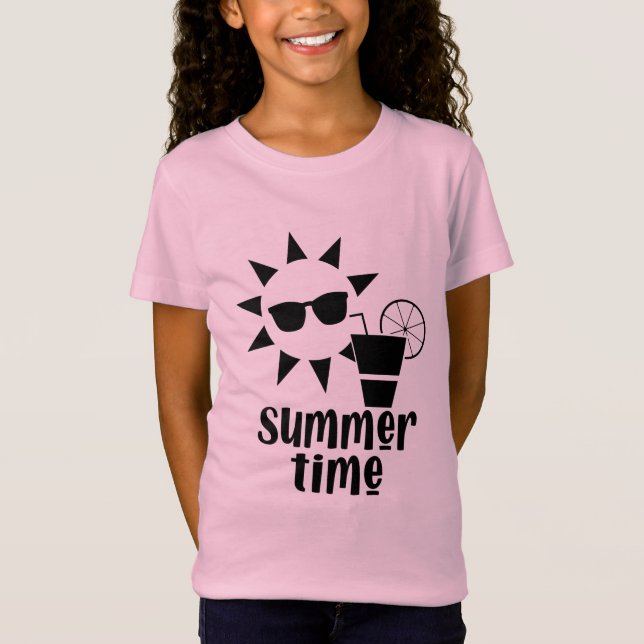 T-shirt heure d'été (Devant)