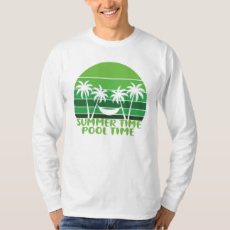 T-SHIRT HEURE D'ÉTÉ PISCINE.