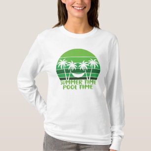 T-SHIRT HEURE D'ÉTÉ PISCINE.