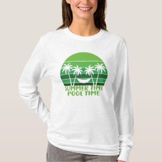 T-SHIRT HEURE D'ÉTÉ PISCINE.
