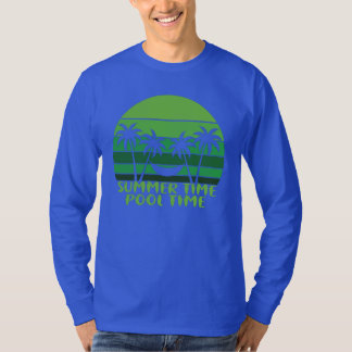 T-SHIRT HEURE D'ÉTÉ PISCINE.