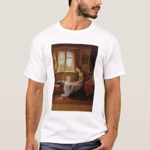 T-shirt Heure du coucher, 1890 (huile sur le panneau)