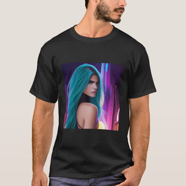 T-shirt Heure du Cyberpunk Party (Devant)
