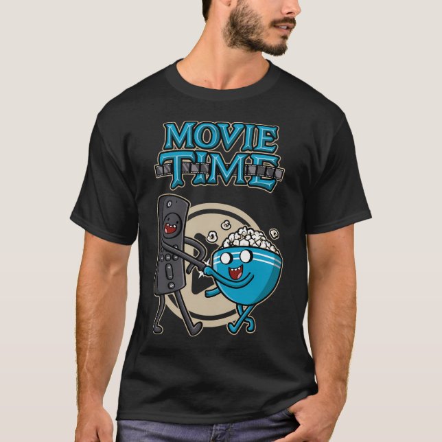 T-shirt Heure du film à domicile V2 (Devant)
