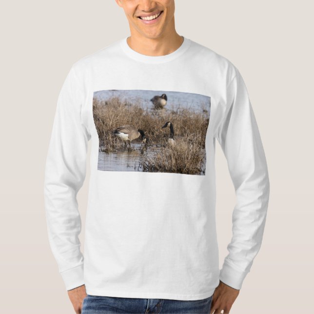 T-shirt Heure du goûter pour les oies canadiennes (Devant)
