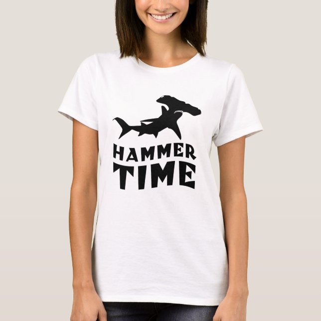 T-shirt Heure du marteau | Conception Pour Les Amateurs De (Devant)