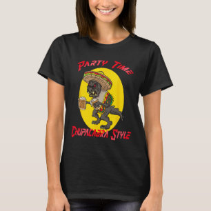 T-shirt Heure du parti Chupacabra Cinco De Mayo
