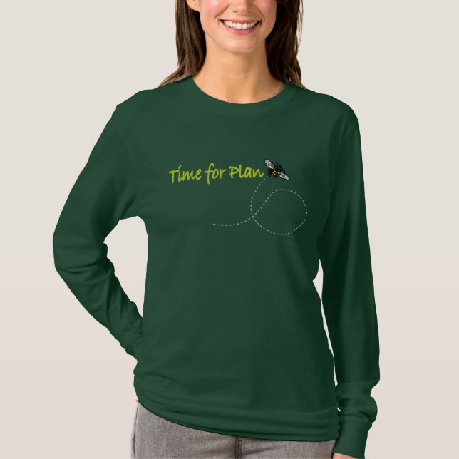 T-shirt Heure du plan (Devant)