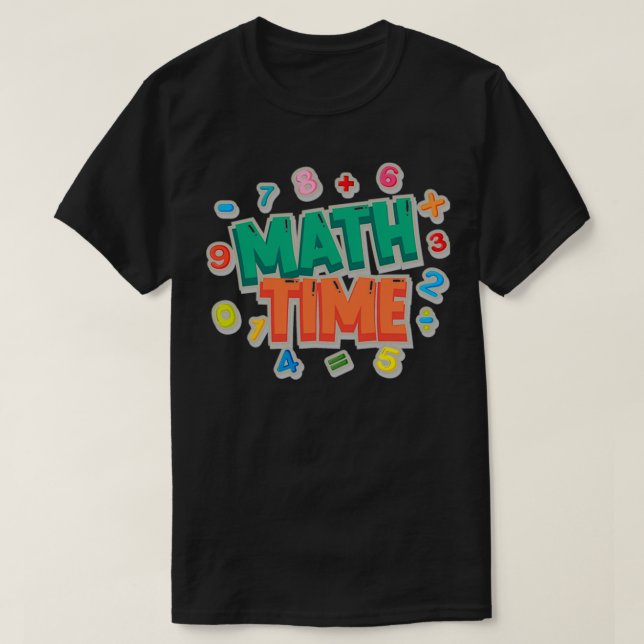 T-shirt Heure mathématique 1 (Design devant)
