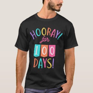 T-shirt Heure Pour 100 Jours 100ème Jour De L'École Toddle
