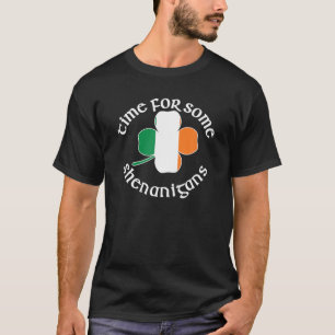 T-shirt Heure Pour Les Shenanigans Shamrock St. Patricks D