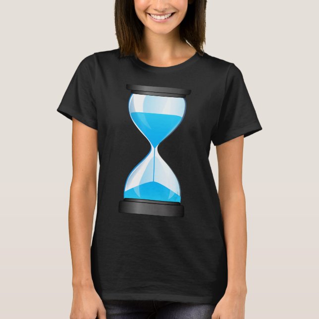 T-shirt Heure sablier Heure Glass 2 (Devant)