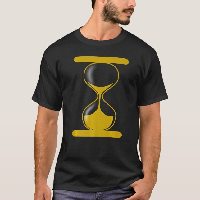 T-shirt Heure sablier Heure Glass 4 (Devant)