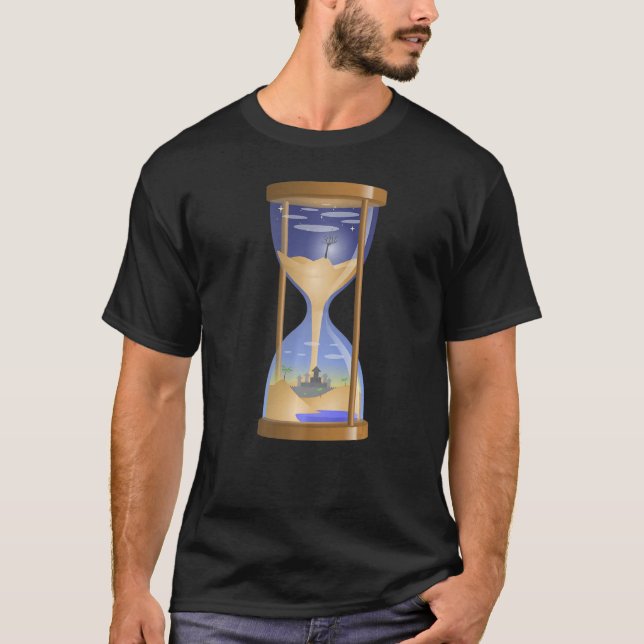 T-shirt Heure sablier Heure Verre 10 (Devant)