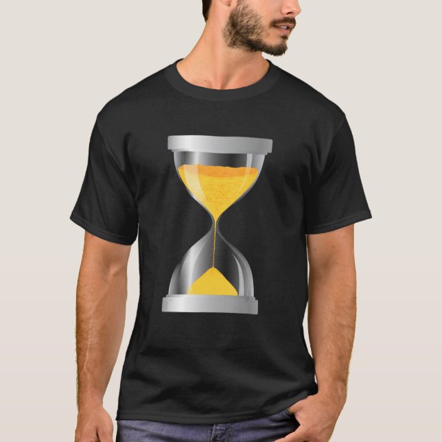T-shirt Heure sablonneuse Heure Verre 6 (Devant)