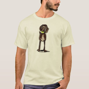 T-shirt Heures de récréation allemandes d'indicateur aux