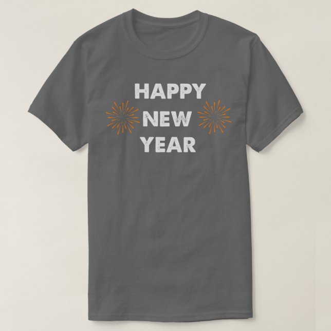 T-SHIRT HEUREUSE NOUVELLE ANNÉE 2021 2 (Design devant)