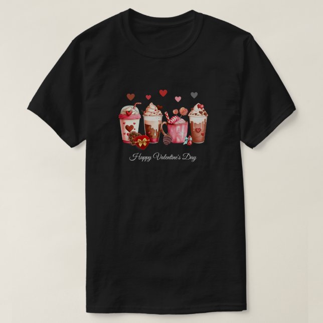 T-shirt Heureuse Sainte-Valentin (Design devant)