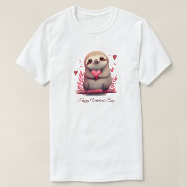 T-shirt Heureuse Sainte-Valentin (Design devant)