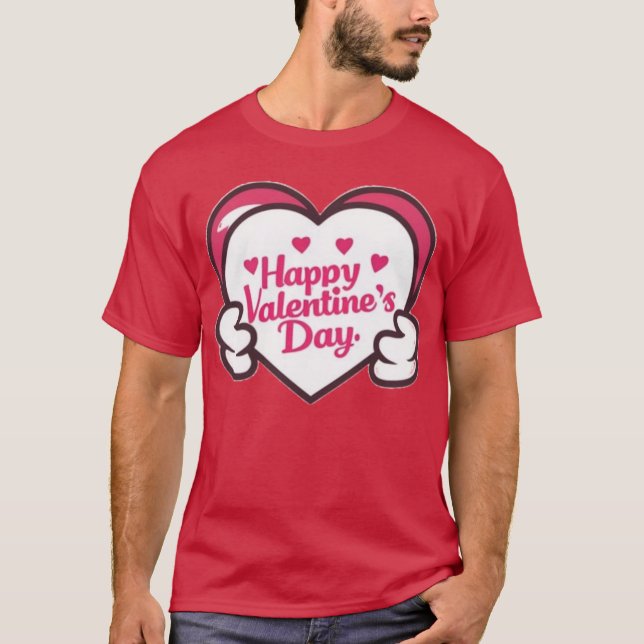 T-shirt Heureuse Sainte-Valentin (Devant)