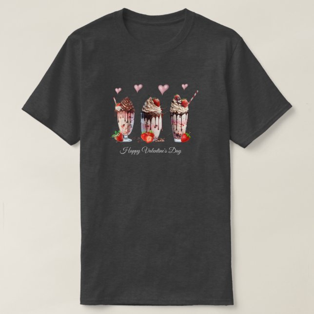 T-shirt Heureuse Sainte-Valentin (Design devant)