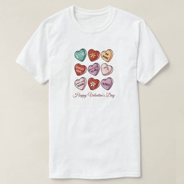 T-shirt Heureuse Sainte-Valentin (Design devant)