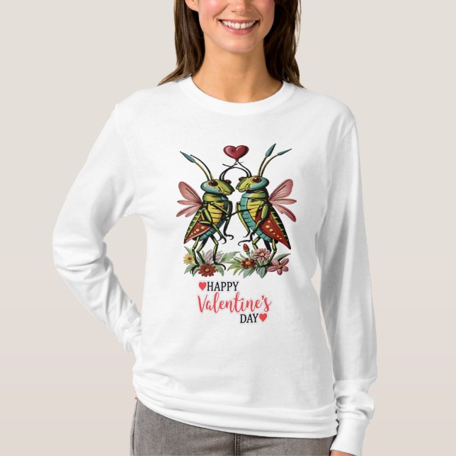 T-shirt Heureuse Sainte-Valentin (Devant)