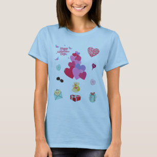 T-shirt Heureuse Sainte-Valentin.