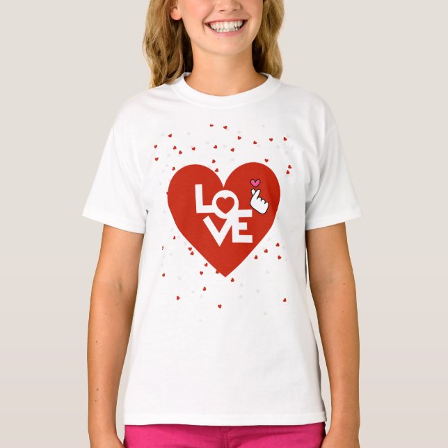 T-shirt Heureuse Sainte-Valentin (Devant)