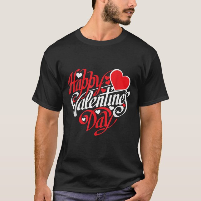 T-shirt Heureuse Sainte-Valentin (Devant)