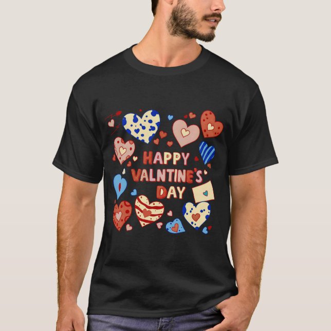T-SHIRT HEUREUSE SAINTE-VALENTIN (Devant)