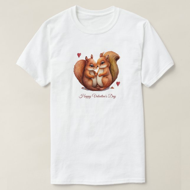 T-shirt Heureuse Sainte-Valentin (Design devant)