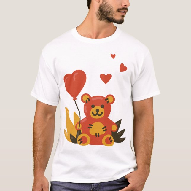 T-shirt Heureuse Sainte-Valentin (Devant)
