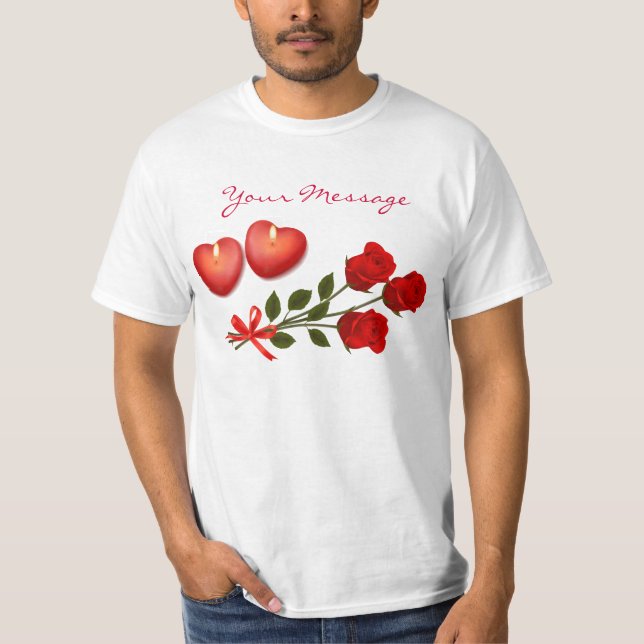 T-shirt Heureuse Sainte-Valentin 10 Chemise (Devant)