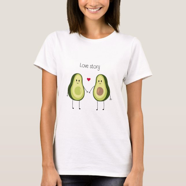 T-shirt Heureuse Sainte-Valentin 2024 Drôle Image Mignonne (Devant)