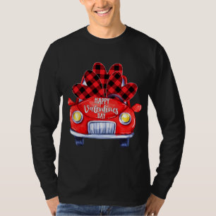 T-shirt Heureuse Sainte-Valentin Camion Rouge Buffalo Plai