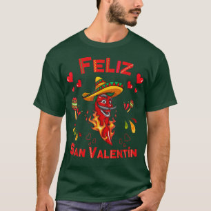 T-shirt Heureuse Sainte-Valentin Funny Feliz dia de San Va