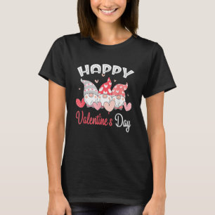 T-shirt Heureuse Sainte-Valentin Gnome Coeur Pour Femmes H