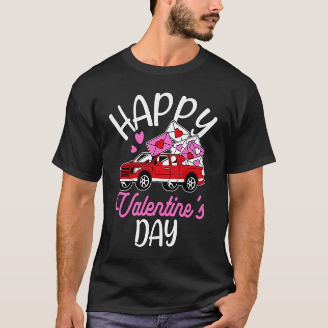 T-shirt Heureuses Saintes-Valentin Roses Date Fleurs de nu (Devant)