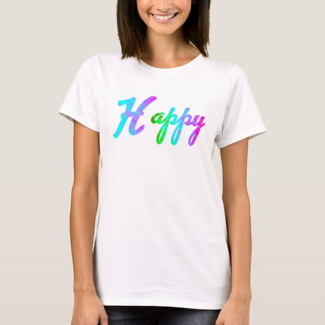 T-shirt Heureux (Devant)