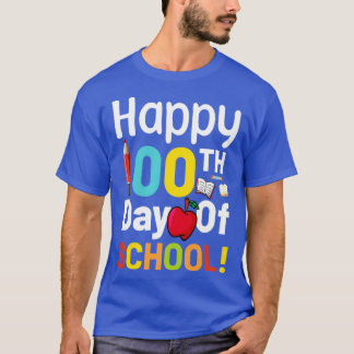 T-SHIRT HEUREUX 100 ÈME JOUR DE L'ÉCOLE 2